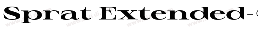 Sprat Extended字体转换